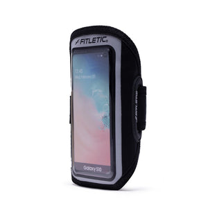 running armband for phone forte plus black side angle