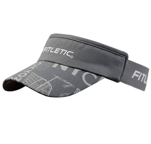 fitletic marathon major visor gray