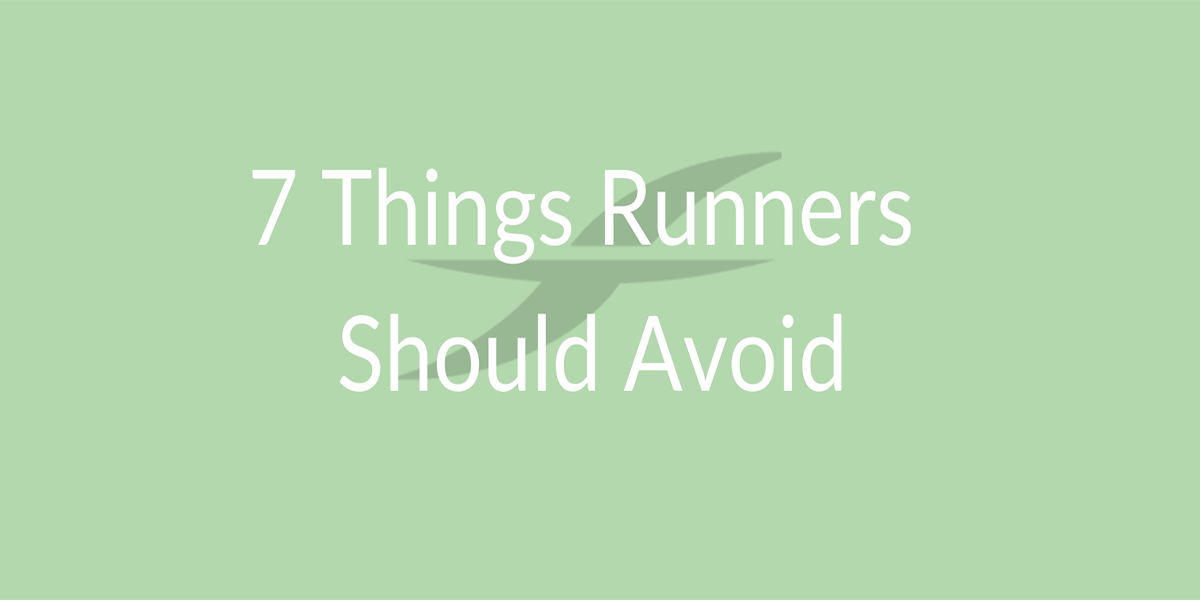 Stay Healthy When Long Distance Running - 7 Things Runners Should Avoid!