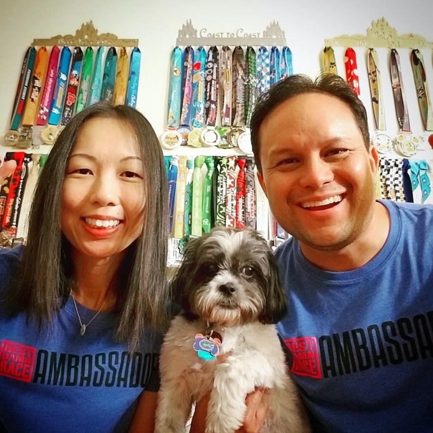 Tracy Mo and Aaron Diaz