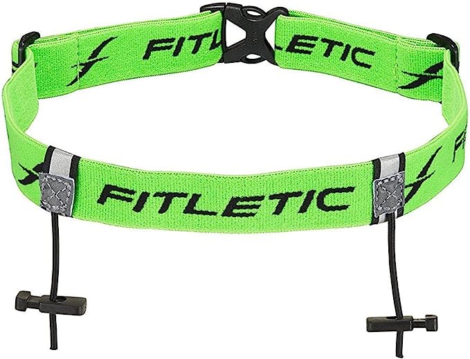 Running Number Belt PATIKIL Triathlon Race Belt - Bib Holder With 6 Gel Loops For Marathon & Cycling, Orange Race Number Holder