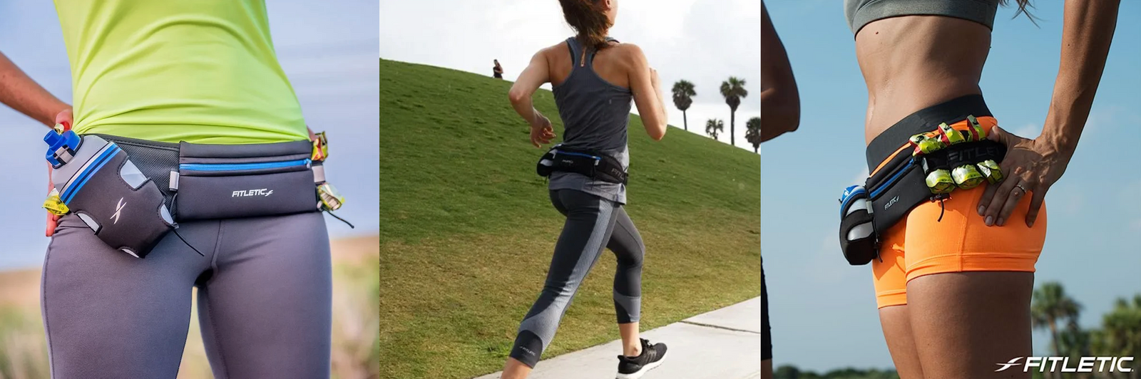 Fully Loaded Water Energy Gel Running Belt Fitletic