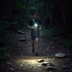 Reflex Chest Light trail running at night