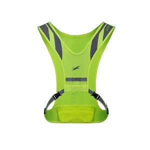 bright reflective running vest