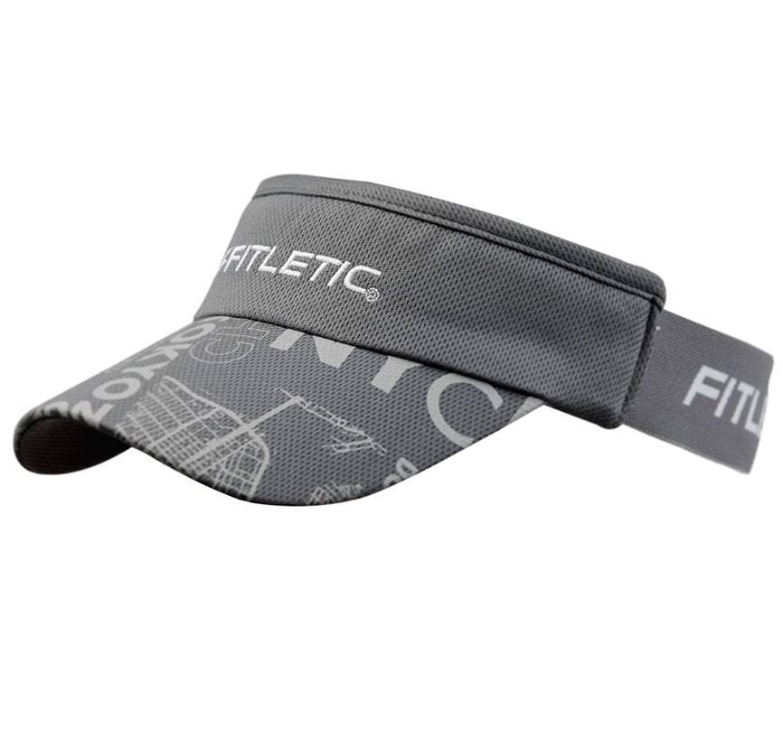 fitletic marathon major visor gray